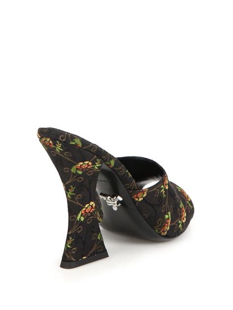 prada brocade shoe|Luxe Brocade: Prada Brocade Sandals .